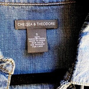 Hi/lo Tencel denim dress, women’s S, excellent condition